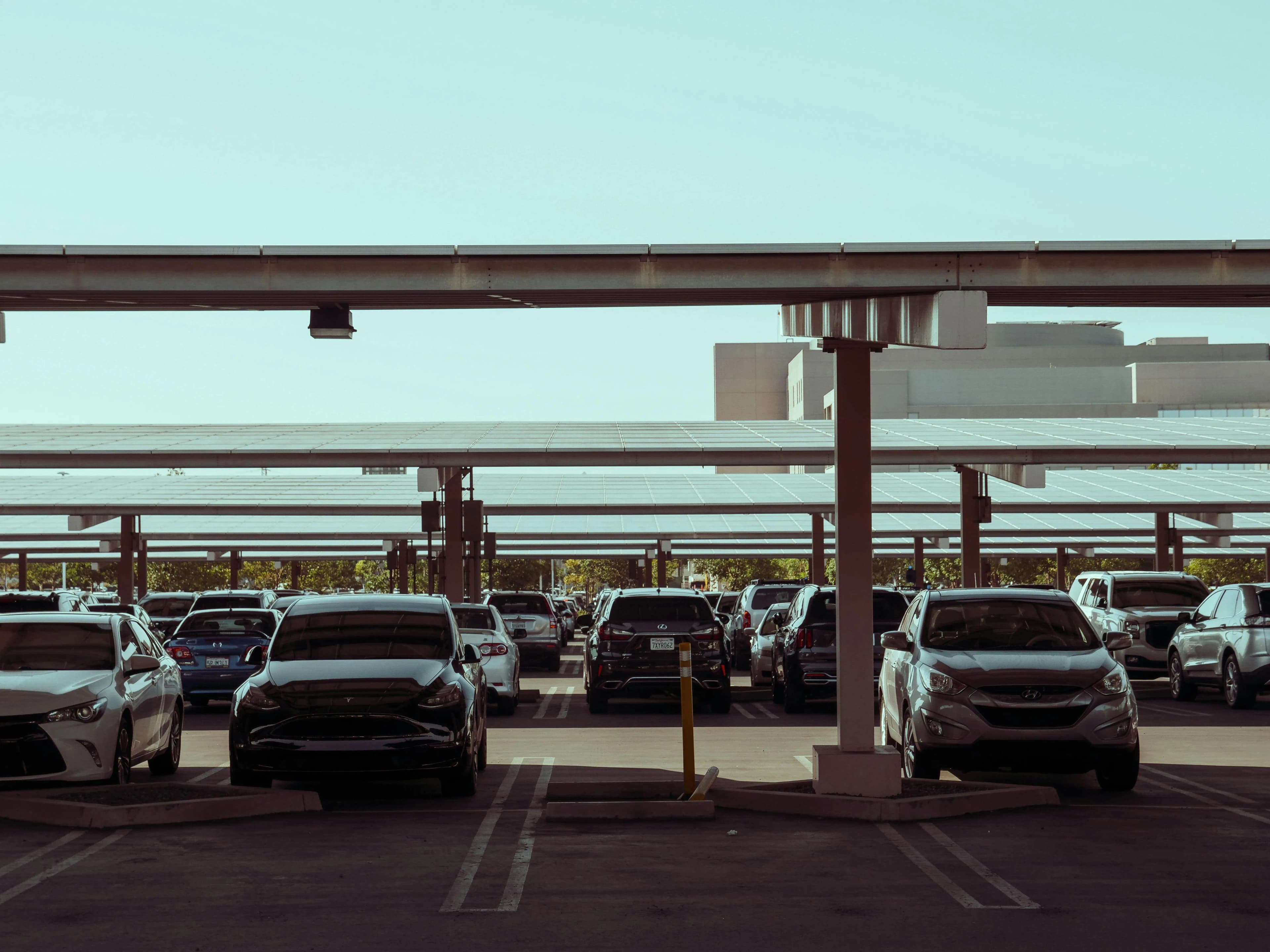 Ombrières de parking